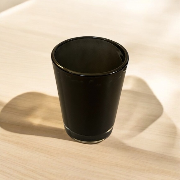 5” Black Glass Vase - Picture 4 of 9